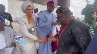Aliko Dangote storms Ile Ife with daughter as Ooni of Ife crowns Pres. John Mahama of Ghana