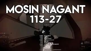 113 KILLS WITH MOSIN NAGANT | Iron Sights + Triple Collat in Phantom Forces