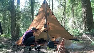 Plough Point Tarp Overnight Shelter Woodland Camping