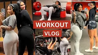 WORKOUT VLOG \\  LEGS & GLUTE PARTNER WORKOUT