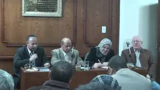 دكتور صابر عبد الدايم ودكتور أيمن تعيلب فى مركز نهر النيل الثقافى