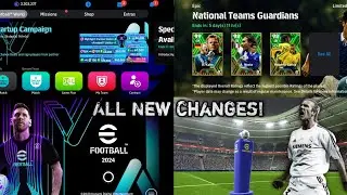eFootball™2024 എന്തൊക്കെ മാറി🤔 Like Old Pes? || Updated Gameplay || New Player Card || New Interface
