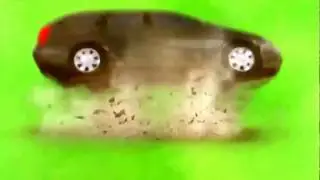 Green Car Crash Hollywood Green Effect