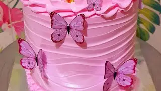 Cake Ultah Tema Pink #cakeultahbatam  #idedekorasi