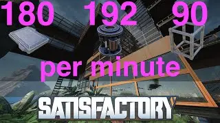 Scaled Iron Factory Producing Reinforced Plates, Rotors and Modular Frames in Satisfactory