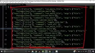 SUBLIME TEXT HOW TO RECORD A MACRO
