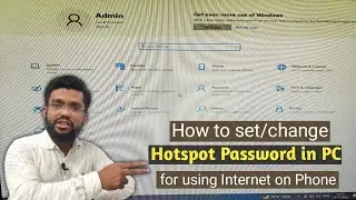 How to change hotspot password in PC | Techno Members