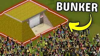 I Survived in a Secret Bunker in Project Zomboid