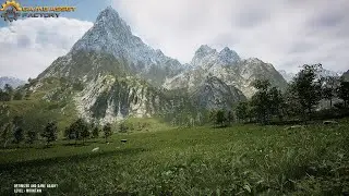 Unreal Engine 5 Real Landscape : Meadow Mountain map