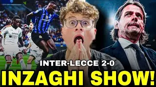 INTER FENOMENALE!! INTER-LECCE 2-0!! HO DELLE COSE DA DIRE!!