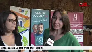 Clause sociale 28 : un levier pour l'emploi