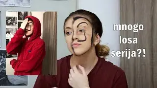 La casa de papel face art + misljenje o seriji