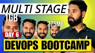 Reduce your Docker Image size by 80% with Multistage Docker Builds | Day 6 DevOps Bootcamp