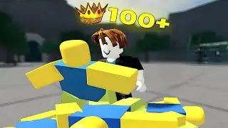 Getting a 100+ KILLSTREAK in THE STRONGEST BATTLEGROUNDS..(its easy now) #robloxsaitamabattlegrounds