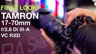 Tamron 17-70 F2.8 Di III-A FUJI Mount First Look at Miami SUPERCON!