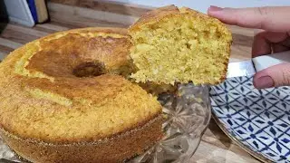 BOLO DE MILHO COM COCO | BOLO SIMPLES E FÁCIL