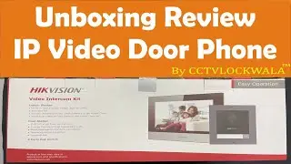 Hkvision IP Video Door Phone KIS602 unboxing review !! VDP KIS602B #hikvisionipvdp602 #automaticlock