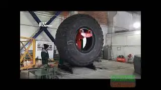 Стойка-шинодержатель г/п 7500 кг для ремонта крупногабаритных шин (OTR repair stand capacity 7500kg)