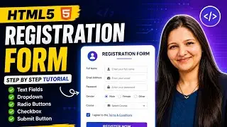 HTML5 Registration Form | Complete Tutorial for Beginners