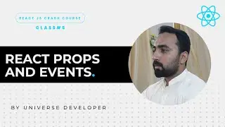 Props in React JS | Button Click Event  | React | React JS Course 2023 | Class 05 |