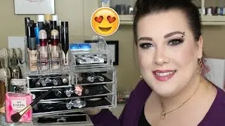 Affordable Acrylic Makeup & Jewelry Organizer Review + Demo!
