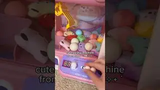 cutest claw machine from temu 🧡 link in linktree ✨#temu#unboxing #asmr#craft#diy#kawaii#clawmachine