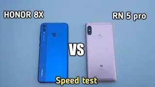 HONOR 8X VS REDMI NOTE 5 PRO - SPEED TEST!!