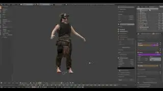Blender character customization prototype with morph targets