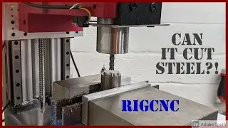 RIGCNC-DIY VMC Cutting Steel