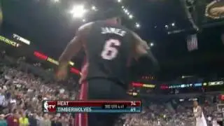 LeBron James - BronBron's Windmill (Heat vs Timberwolves)