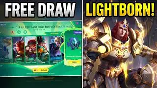 I tried some free draws in this new Event draw with Epic and Lightborn skin rewards