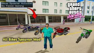 All Bikes Spawn New Cheat Code For GTA Vice City(Download Bikes Spawner Mod) Faizan Gaming