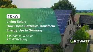 Growatt Home Solar Battery System in Germany | 10kW Growatt MOD + APX HV Setup