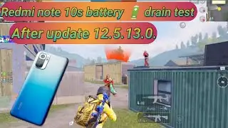 Redmi Note 10s Battery 🔋 Drain Test After update 12.5.13.0 in Hindi 2022|