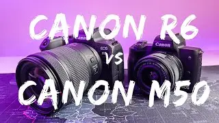 Canon EOS R6 vs Canon M50 | LOW LIGHT TEST IMAGE QUALITY TEST, HOW MUCH BETTER IS IT?