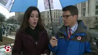 LIVE PKG: Hoosiers prepare for Women's March on Washington