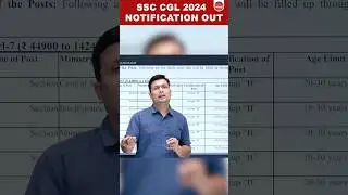 SSC CGL 2024 | SSC CGL Notification 2024 | 