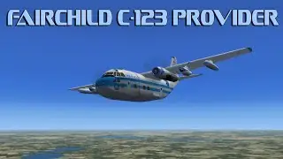 Landing the Fairchild C-123 Provider at Britton Municipal Airport in FSX