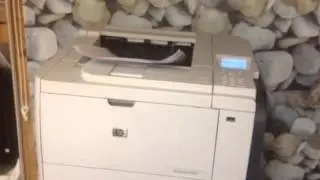 HP p3015 dn duplex laserjet printing speed demo