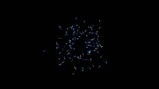 Blue Particles [No Copyright].