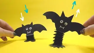 Bouncing Paper Bat | Moving Paper Toy
