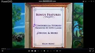 Cinderella 2 Disc Special Edition DVD Menu Walkthrough (Disc 1)