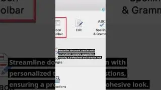 AI Powered Template Suggestions In MS Word | 