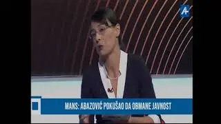 25-05-2023 - TV A PLUS - MANS: Abazović pokušao da obmane javnost