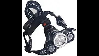 Lanterna de cabeça triplo T6 cree review