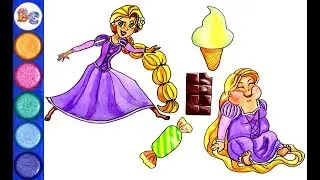If Disney princesses would be fat. How to draw Rapunzel