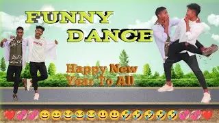 Funny Dance New Year // Comedy Dance // Prince & K ram//#rramrk   (happy new year 2024)