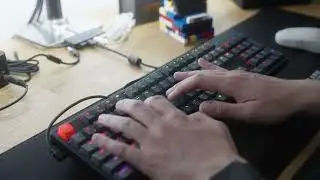 Stock Keychron K10 w/ Red Switches | Sound Test