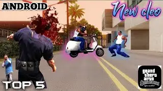 Top 5 cleo Mods||1mb||#1||Gta sa lite android||Best mods||HYP