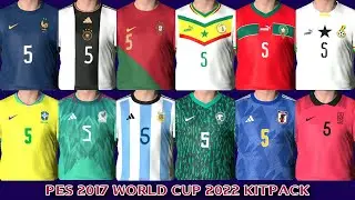 PES 2017 World Cup 2022 Kitpack